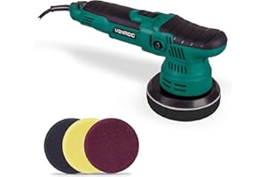 VONROC Lucidatrice Orbitale 650W - Disco Ø125mm, Soft Start, Velocità Variabile, Per Auto, Barche e Moto 4 𝐓𝐚𝐦𝐩𝐨𝐧i