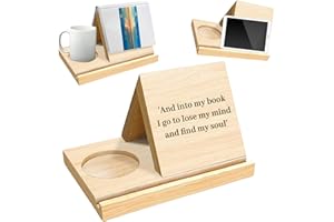 Jigerjs Personalized birthday flower solid oak triangular bookshelf bookshelf, bookshelf bookshelf, custom bookshelf with coffee drink holder, gift for readers teachers (Text 2)