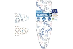 5-warstwowy pokrowiec na deskę do prasowania LaundrySpecialist® ACTIVE w rozmiarze L/XL. Przeznaczony specjalnie do prasowania z użyciem generatorów pary