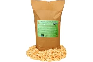 FANGOMED Premium ZIRBENFLOCKEN, Zirbenspäne zur Befüllung/Beduftung von Zirbenkissen-Zirbenholzprodukten sowie zur Raumbeduftung (1.200 g)