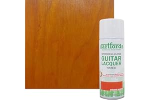 dartfords Strong Amber Nitrocellulose Guitar Lacquer - 400ml Aerosol