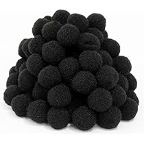 Perlin - Pompoms Pompom, 25 mm, Red Pompom, 100