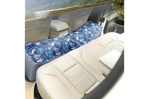 DUBBULON 2 Materasso Gonfiabile Da Viaggio Per Auto - Materasso Ad Aria | Cuscino Per Auto, Materasso Gonfiabile | Aperta Campeggio Materasso Ad Aria Da Casa Divano Gonfiabile Necessaire Da Kit Viaggio