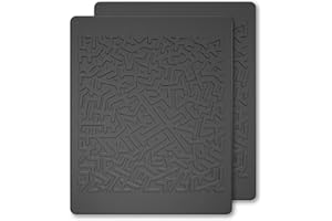 JIMISHA Tapis Antidérapant sur Tableau de Bord 160x130mm (Lot de 2), Anti-Glisse en Silicone Mat Collant Support Voiture pour Téléphone Lunettes Clé Pièces de Monnaie