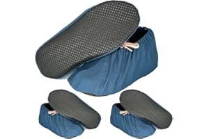 Woetwoat 3 Paia Copriscarpe Riutilizzabili, Copriscarpe Lavabili, Copriscarpe Antipolvere, Copertura Scarpe di Antiscivolo