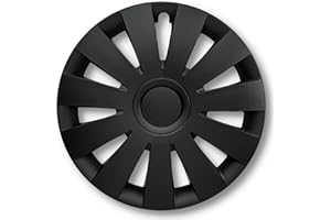 ‎ALBRECHT AUTO-ZUBEHÖR Albrecht 15 Zoll Radkappen schwarz für Stahlfelgen - Strike Radzierblenden aus hochwertigem Kunststoff - Langlebige Radblenden in originaler Albrecht Verpackung - Made in EU