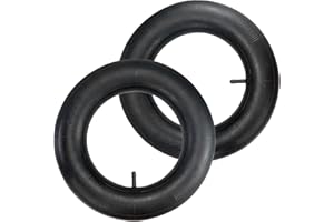 EASYKEENECOM 2 Piezas 3.50-8 Tubos internos de reemplazo, Cámaras Rueda Carretilla con válvula para cortadoras de césped, carretillas de Mano