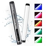 SOONWELL MT1 Tube Lumière Vidéo LED RGBW Étanche IP68 Baguette Lumineuse de Photographie Portable 1600K-20000K Dimmable Plein