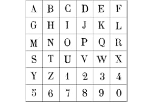 ARTEMIO Sellos con Base de Madera. Abecedario Mayúsculas y números. Ref. 10004053