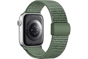 Easuny Pasek Solo Loop, kompatybilny z Apple Watch 45 mm, 44 mm, 42 mm, 40 mm, 38 mm, 41 mm, 49 mm, miękki, pleciony nylonowy pasek, sportowy pasek do Apple Watch SE, iWatch serii 9, 8, 7, 6, 5, 4, 3,