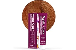 CAPELLO POINT Mystic Color - Colore Biondo Rame Intenso 7.44 - Tinta per Capelli - Colorazione Professionale in Crema a Lunga Durata - Con Cheratina Idrolizzata, Olio di Argan e Calendula - 100 ml