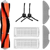 Ozemtek Siyah Mi Vacuum Mop 2 Pro ve Mi Vacuum Mop Lite (MJSTL-MJST1SHW Model Uyumlu) Hepa Filtre Fır&ccedil;a,Mop Paspas Yedek Akse