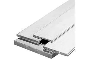 Gal Industrial Profilé Aluminium Acier Plat 60 x 4 mm Longueur 200 cm Matériau de Barre Plate