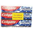 Colgate Deep Clean Whitening Toothpaste with Baking Soda 125 ml, Multi Pack of 3