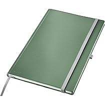 Leitz Notitieboek A5 Geruit Met Harde Kaft, 80 Vellen, Cosy Range, Fluweel Grijs, 44540089
