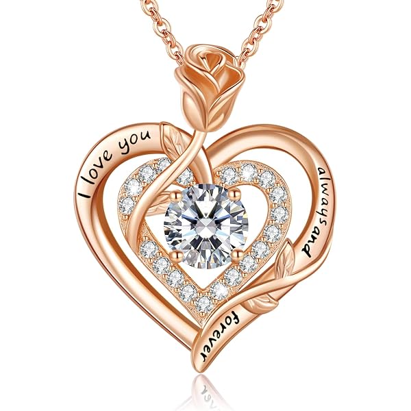 LAVUMO Orecchini Moissanite Rosa Argento 925 – Regalo Per Donna Mamma Fidanzata Con Certificato GRA - 2