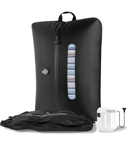 GAOUTO Sacchetto Sottovuoto Da Viaggio Con Pompa Wireless – 38x28x15 Cm Impermeabile IP67