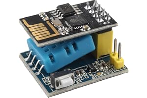HALJIA Esp8266 Esp-01s Série émetteur-récepteur sans fil + Gaohou Température Humidité moniteur Compatible avec Smart Home IoT Arduino DIY Kit