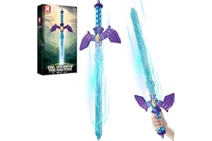 Reobrix Sword Building Toy Sets for Adults, Cool The Sword of The Masters, Collectible Build and Display Model, 99014 Anime-Style Cosplay Toy, Gifts for Classic Game Fans Boys Girls 14+ (820 PCS)