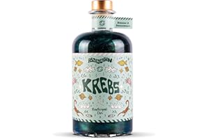 ‎CRAFT CIRCUS AstroloGin® - Sternzeichen Gin | Für jedes Sternzeichen ein Gin | Farbiger Glitzer Gin mit Holunder & Johannisbeere | Premium Gin aus Deutschland | Von Flaschenpost Gin | 41% Vol (1 x 0,5l) (Krebs)
