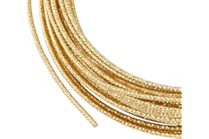 BENECREAT Filo di Alluminio Testurizzato Da 10m X 2mm, Filo di Alluminio Rotondo Tagliato A Diamante per La Creazione di Ornamenti e Perline per La Creazione di Gioielli Artigianali