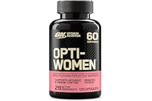 Optimum Nutrition Opti-Women Multivitamínico, 120 Cápsulas, Suministro para 2 Meses