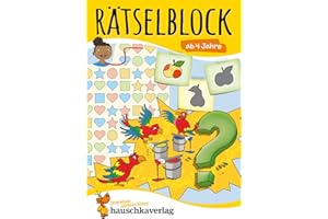 Rätselblock ab 4 Jahre - Band 1: Bunter Rätselspaß für den Kindergarten - Fehlersuche, Labyrinth, knobeln und logisches Denken fördern: 642