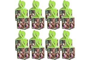 IFHDO Masha Scatole Di Regalo, 24 Pezzi Masha and Bear Scatole per Feste di Compleanno Masha Tema Scatole per Tema Riutilizzabile Festa di Compleanno Bambini Sacchetto Festa Feste di Compleanno