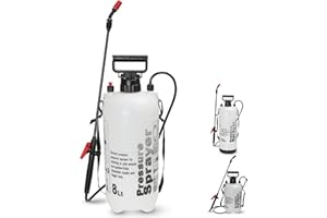 MY GARDEN OUTDOOR LIVING My Garden 8 Litre Sprayer Pump - Weed Killer Pressure Sprayer Pump Action - High Pressure Long Reach Sprayers - Ideal For Spraying Water Fertiliser Herbicides Pesticides Preservative & Detergent