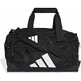 adidas Unisex Adult Training Defender Duffle Bag Xsmall Duffel Bag, Black/White, One Size