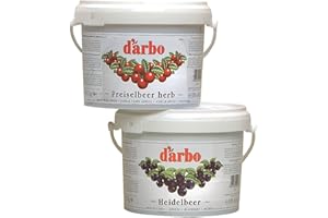 D'ARBO Confettura extra Mirtilli rossi 2 kg. - Darbo Naturrein