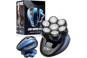 FitSan Kopfrasierer für glatzköpfige Männer: Nass-/Trockenrasur Mit Glatzen Rasierer Herren - IPX7 Wasserdicht Kopf Rasierer-Magnetische Head Shaver Men - LED-Anzeige