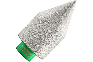 KURSTOL Punta per Trapano Diamantata - 0-35mm Fresa Diamantata per Piastrelle con Filettatura M14 per Piastrelle Foratura a Secco Porcellana Ceramica Granito Pietra Marmo punte diamantate