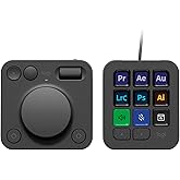 Logitech MX Creative Console - 9 &Ouml;zelleştirilebilir LCD Anahtar, Grafik Tasarım, Video D&uuml;zenleme, Kontrol Adobe, Zoom, Spotif