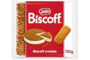 ‎BISCOFF Lotus Biscoff | Karamellisierte Kekskrümel | Zutaten aus Natürlichem Ursprung | Vegan | Ohne Farbstoffe oder Zugesetzte Aromen | 750g
