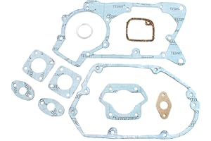 BISOMO 10-teiliger, hochwertiger Dichtungssatz in grau für Simson S51, S53, S70, SR50, SR80 und KR51/2