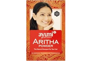 Ayumi Organic Reetha Aritha Powder | Soap Nuts Powder Shampoo | SLS-Free Soap | For Hair & Skin Care | 100gm