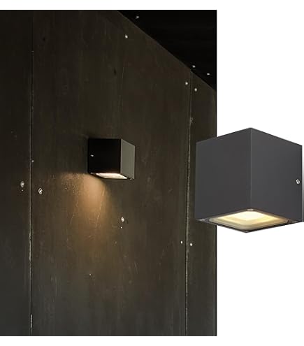 SITRA CUBE, wandarmatuur, antraciet, GX53, max. 9W