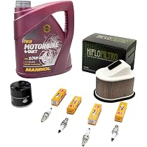 Öl Inspektionspaket 4L Ölfilter Zündkerzen Für Kawasaki Z 750