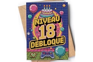 Greeting Cards for Everyone Carte Anniversaire 18 Ans - Cadeau 18 Ans Fille, Garcon Carte Joyeux Anniversaire pour Femme et Homme - Originale Cadeau pour Fille, Fils, Sœur, Frère ou Ami - EU 124