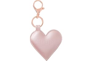 Itzy Ritzy Diaper Bag & Purse Charm, Keychain & Luggage Marker; Measures 6" Long & 3" Wide; Features Durable Clasp & Trendy Rose Gold Hardware, Blush