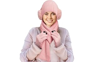 Wisolt Cadeau Homme Femme, Bonnet Echarpe Gant Cache Oreille Chaussettes, Idee Cadeau Homme Original Utile, Idee Cadeau Noel Femme Cadeau Couple Cadeau Maman Cadeau Papa Cadeau Mamie Grand Mere Soeur