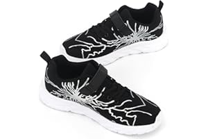 AMZHRLY Baskets Fille Léger Respirant Sneakers Sport Antidérapant Chaussures de Course pour Extérieur et Intérieur 28-39EU