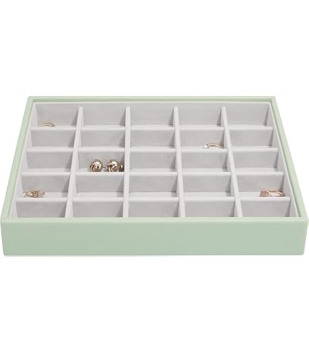Portagioie Stackers Roll Per Gioielli Stackers - Colore Verde Salvia