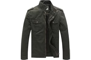WenVen Veste Militaire Homme Blouson Militaire Homme été Veste Homme Printemps Blouson Coton Homme Veste Legere Homme été Blouson Homme léger Veste Veste pour Le Printemps Homme