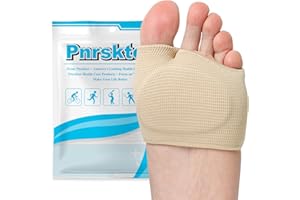 PNRSKTER Metatarsal Pads for Women Men, 2 PCS Ball of Foot Cushion Pads, Breathable Soft Mortons Neuroma Pads, Metatarsal Support, Foot Cushions Relieve Metatarsalgia, Mortons Neuroma, Forefoot Pain