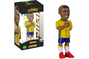MINIX – Fotboll Legends – världsmästerskap av legender #118 – Brasilien – Ronaldo – samlarfigur 12 cm