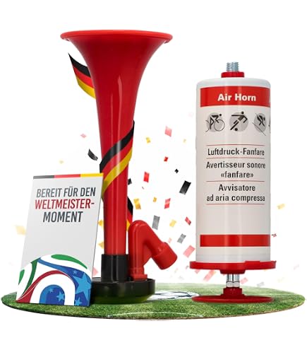 2x AABCOOLING Signal Horn 106 dB(A) - Jusqu'à 120 Bips, Corne de Brume, Klaxon de Bateau, Klaxon d'Urgence à Gaz Ininflammable, Trompette Supporter, Corne de Brume à Gaz, Klaxon Pneumatique 2x AABCOOLING Signal Horn 106 dB(A) - Jusqu'à 120 Bips, Corne de Brume, Klaxon de Bateau, Klaxon d'Urgence à Gaz Ininflammable, Trompette Supporter, Corne de Brume à Gaz, Klaxon Pneumatique