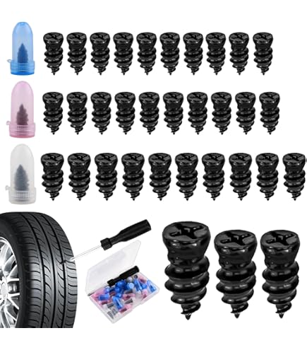 Tire Repair Rubber Nail Kit Car Tubeless Vacuum Tyre Puncture