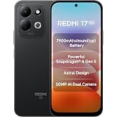 Redmi 17 5G (Absolute Black, 6GB RAM, 128GB ROM) | 7900mAh Battery + 45W Fast Charging | 6.9" 120Hz Adaptive Display | Snapdragon 4 Gen 5 | 50MP Dual